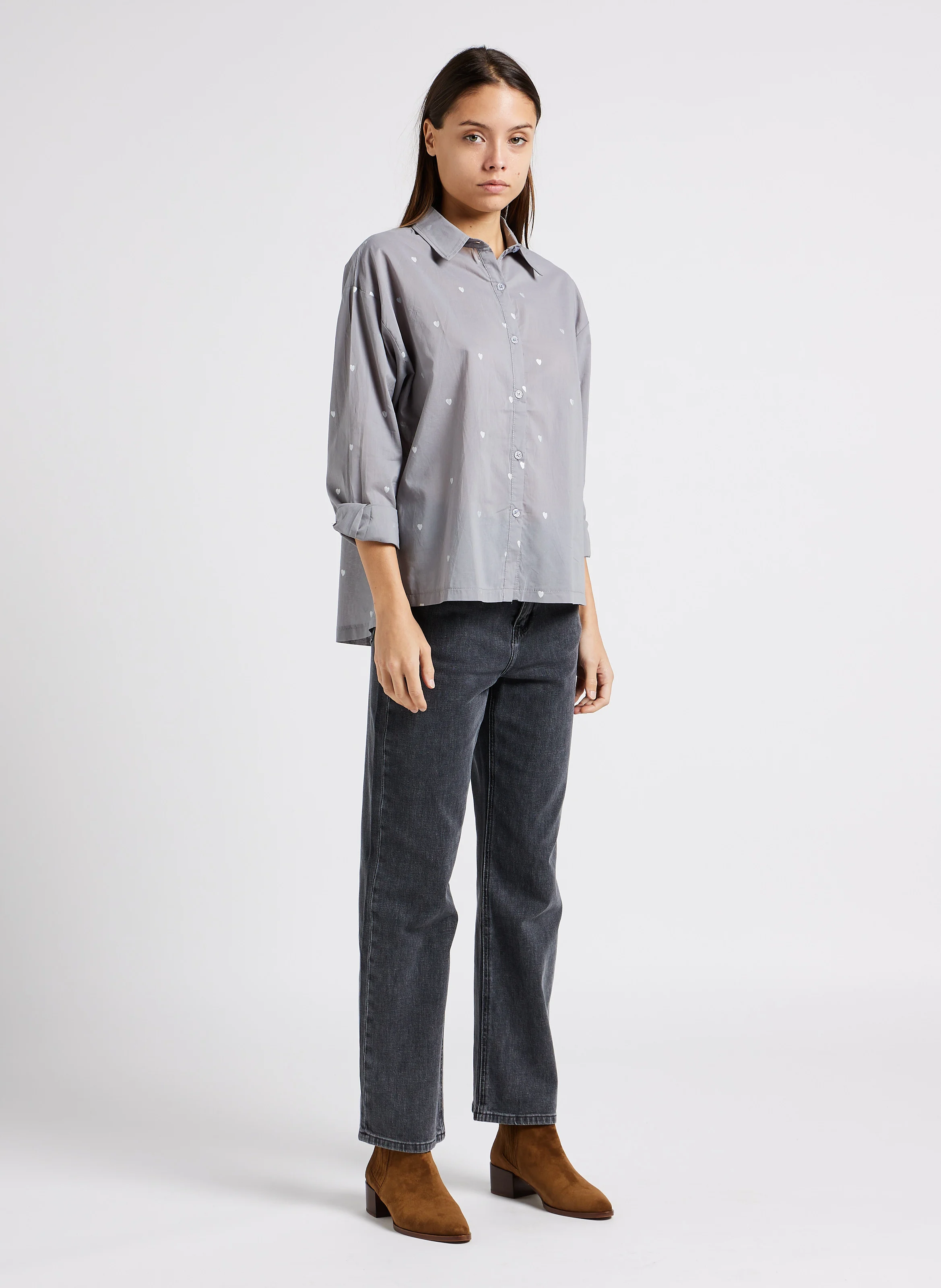 N°408 - Bottines en cuir | Marron