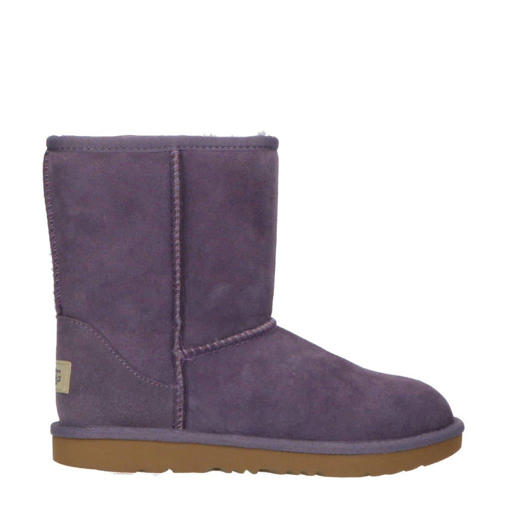 UGG Classic llsuède enkelboots lila