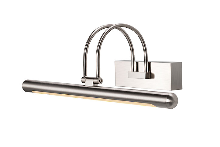Applique murale LED intégrée Giausar 780lm 9W IP20 GoodHome argent