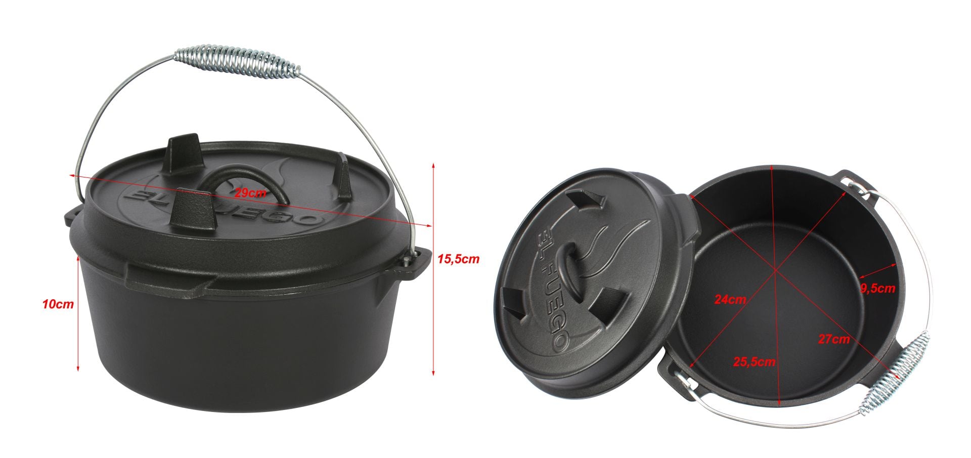 El Fuego® Dutch Oven 4,5 L