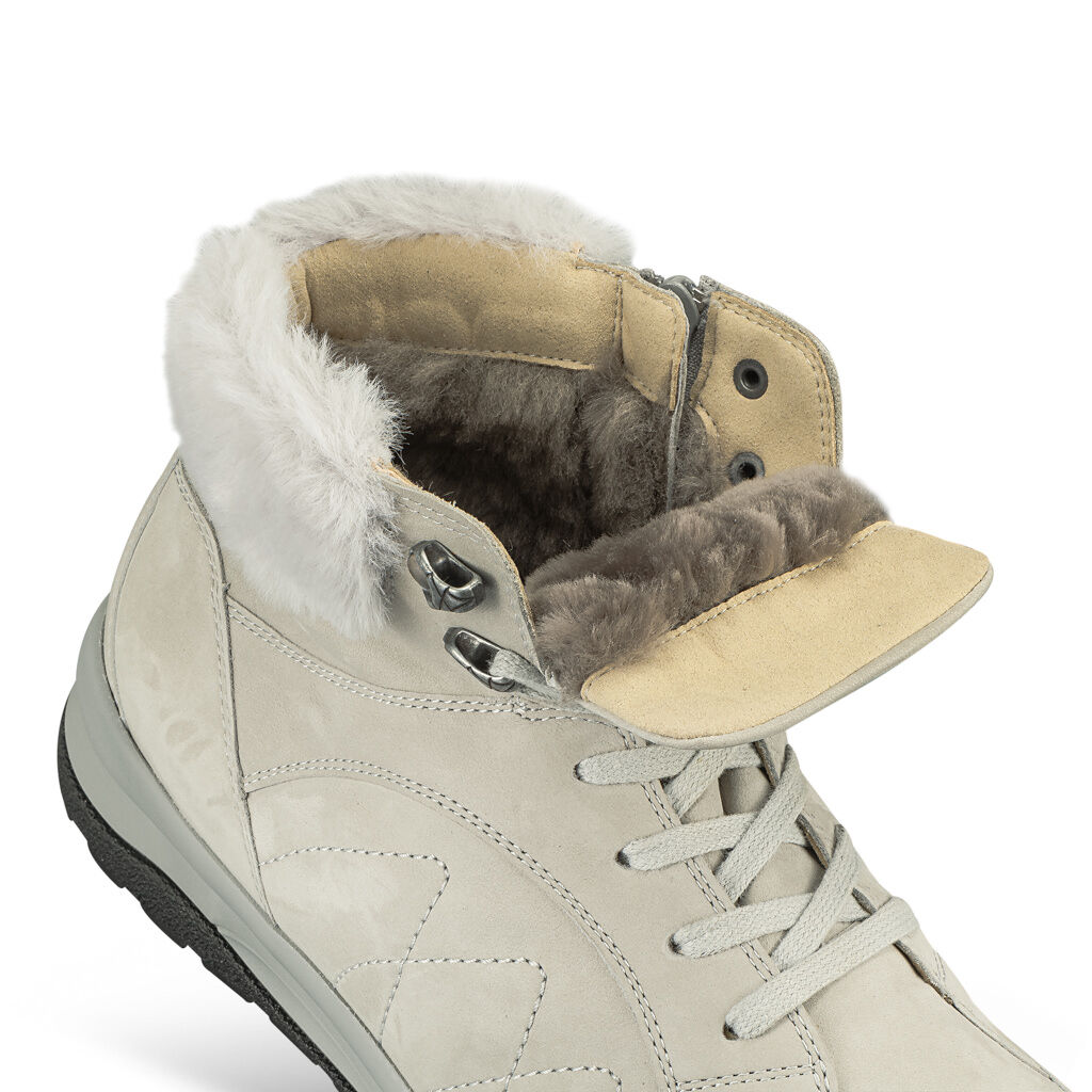 DAMEN - Stiefelette SWING hellgrau