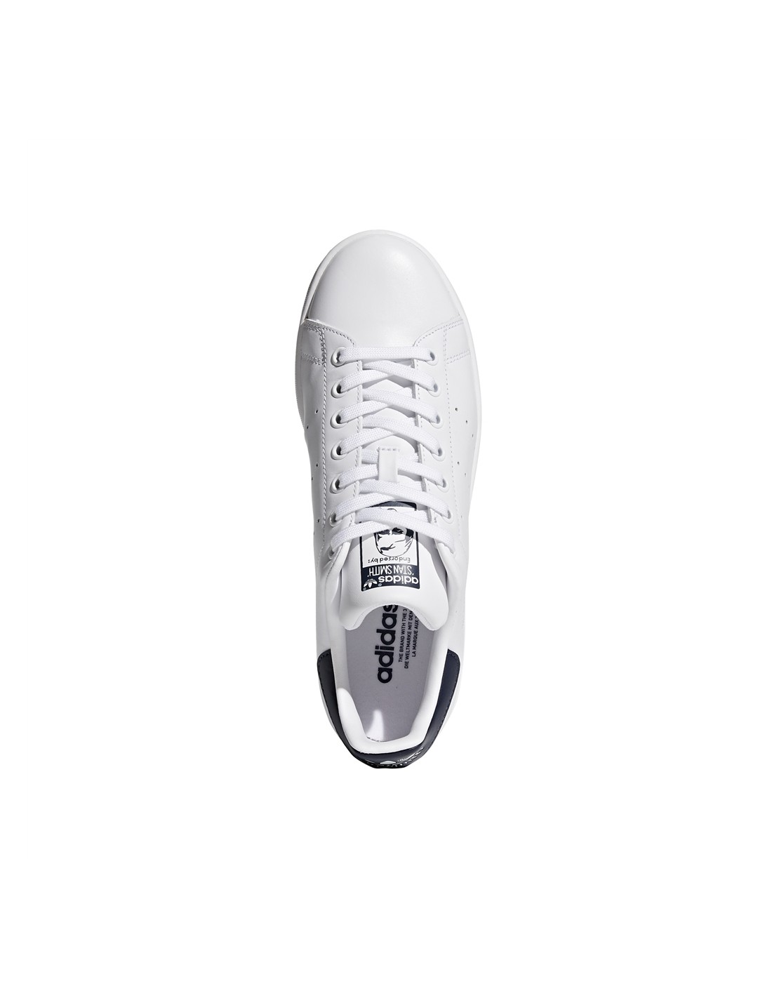 adidas sneakers homme stan smith cuir blanc bleu