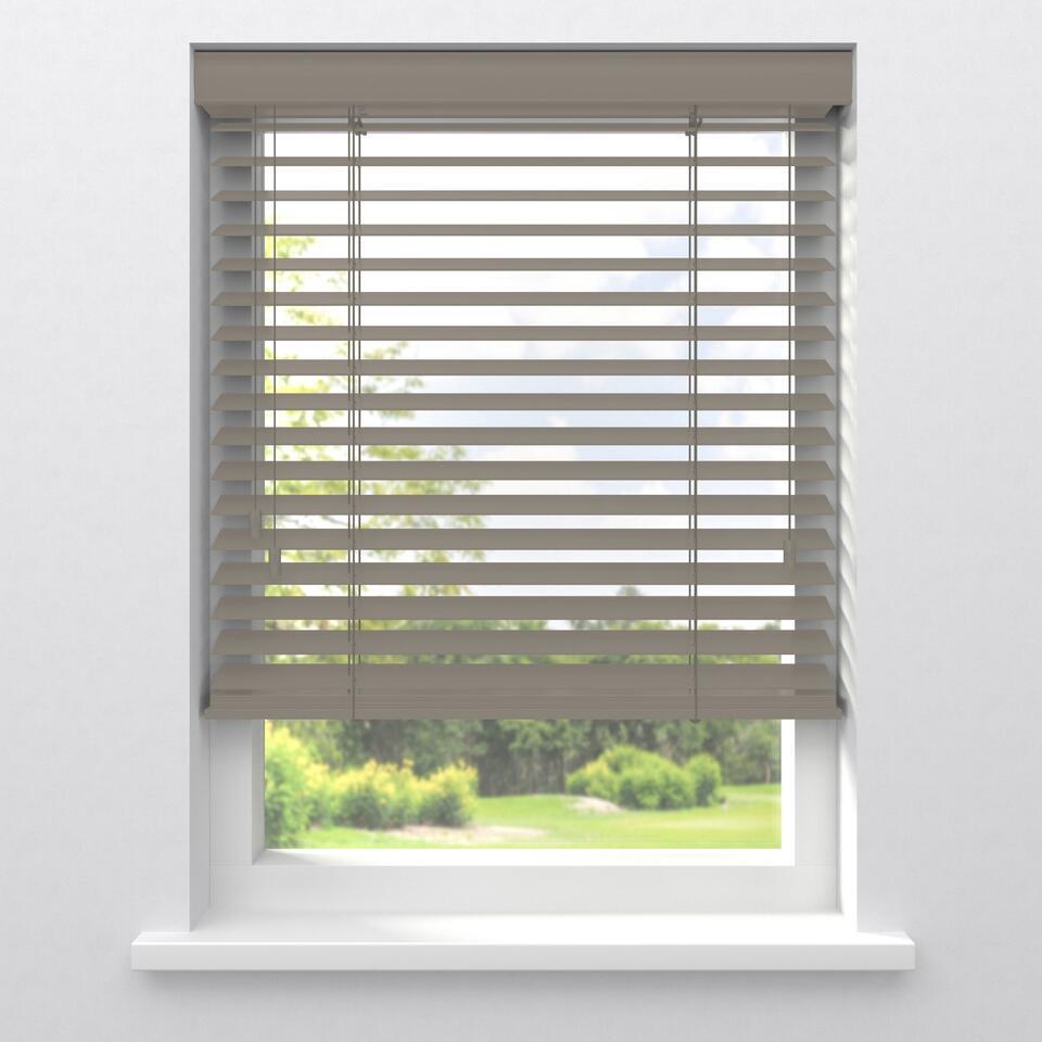 Fenstr Bamboe Jaloezie Tijl Grijs 65mm