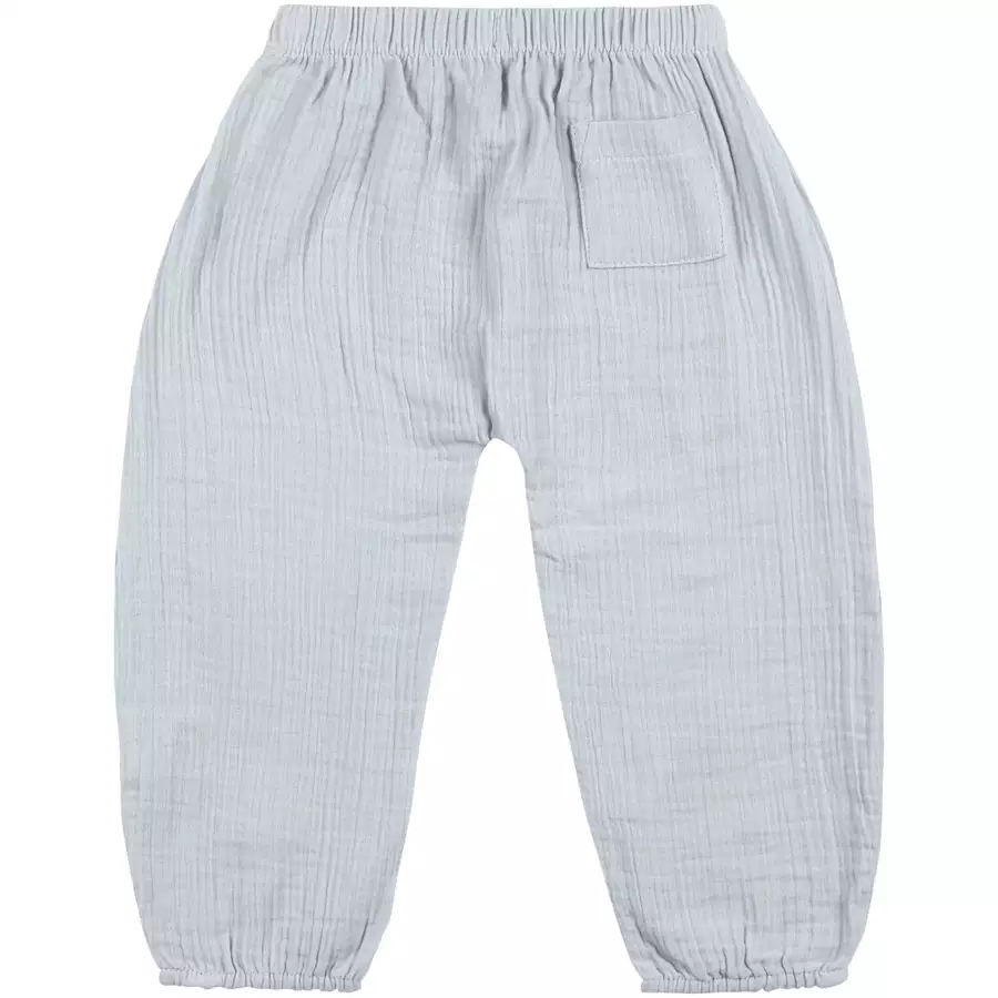LÄSSIG Musselin Hose powder blue