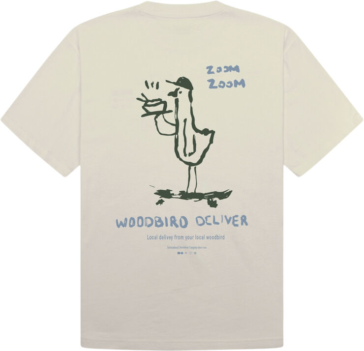 Woodbird WBBaine Delivery Tee Off white