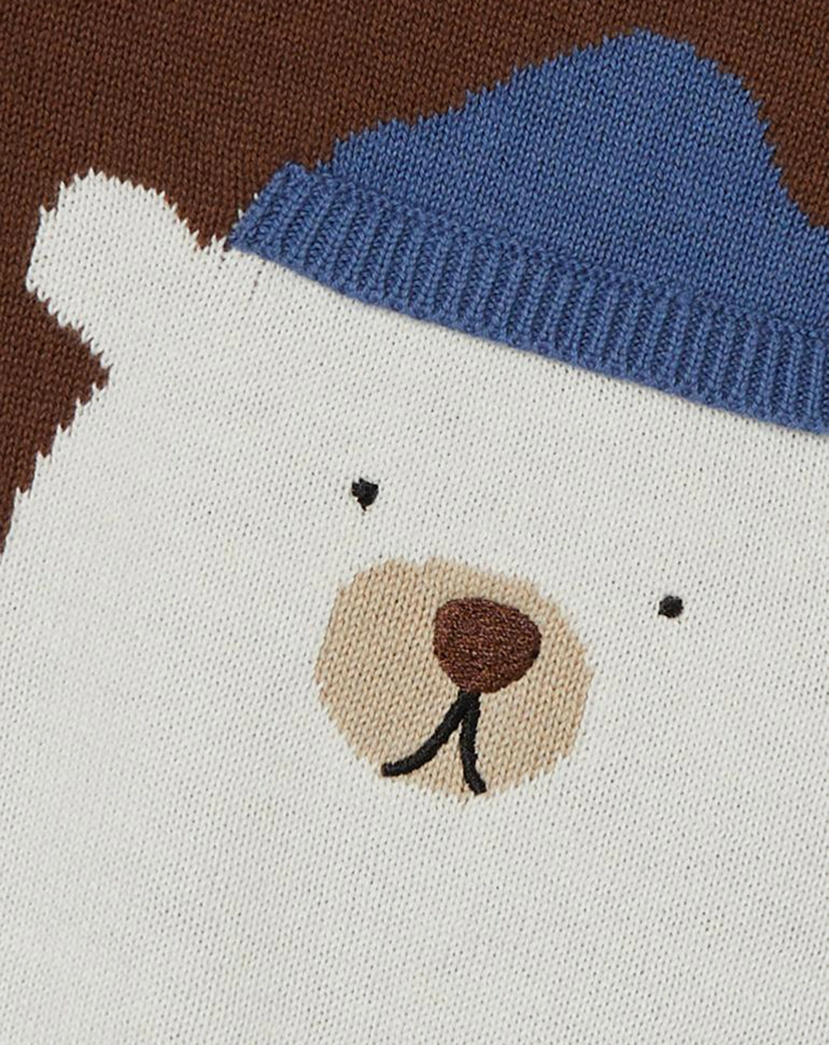 Strickpullover NBMSENIS POLAR BEAR in mustang