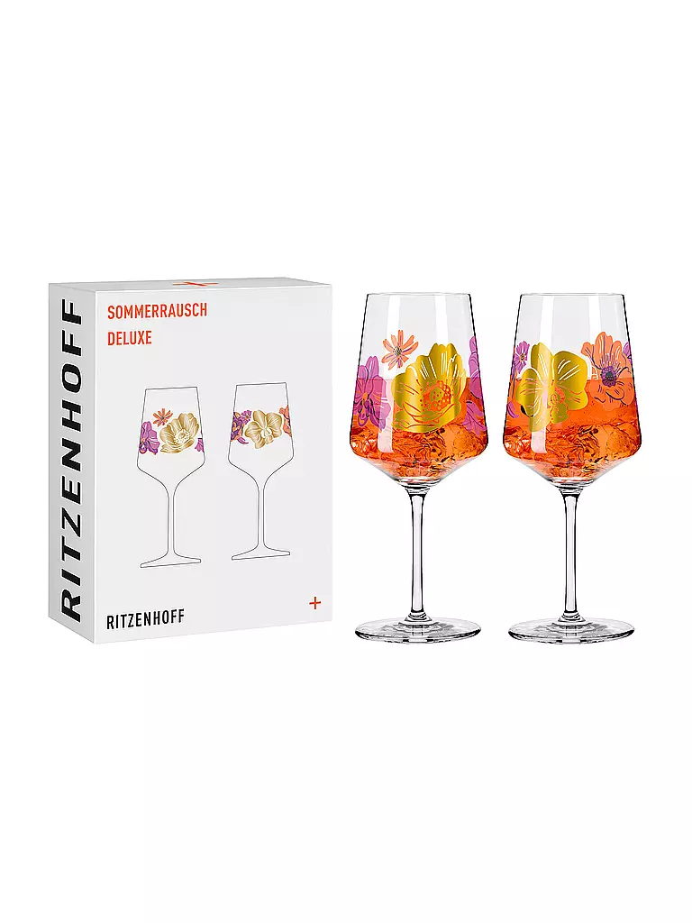 RITZENHOFF Aperitifglas 2er-Set SET-SOMMERRAUSCH DELUX #21 #22 Kay bunt