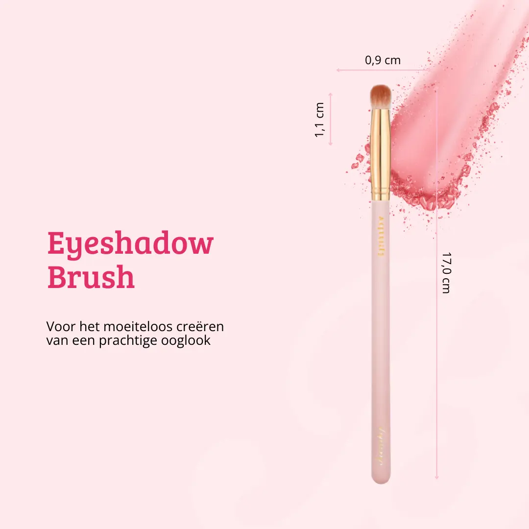 Soft Pink & Gold Eyeshadow Brush
