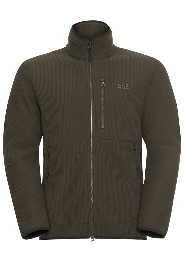 Jack Wolfskin Fleecejacke »LAKE RIDGE JKT M« Winddicht, atmungsaktiv, Übergangsjacke