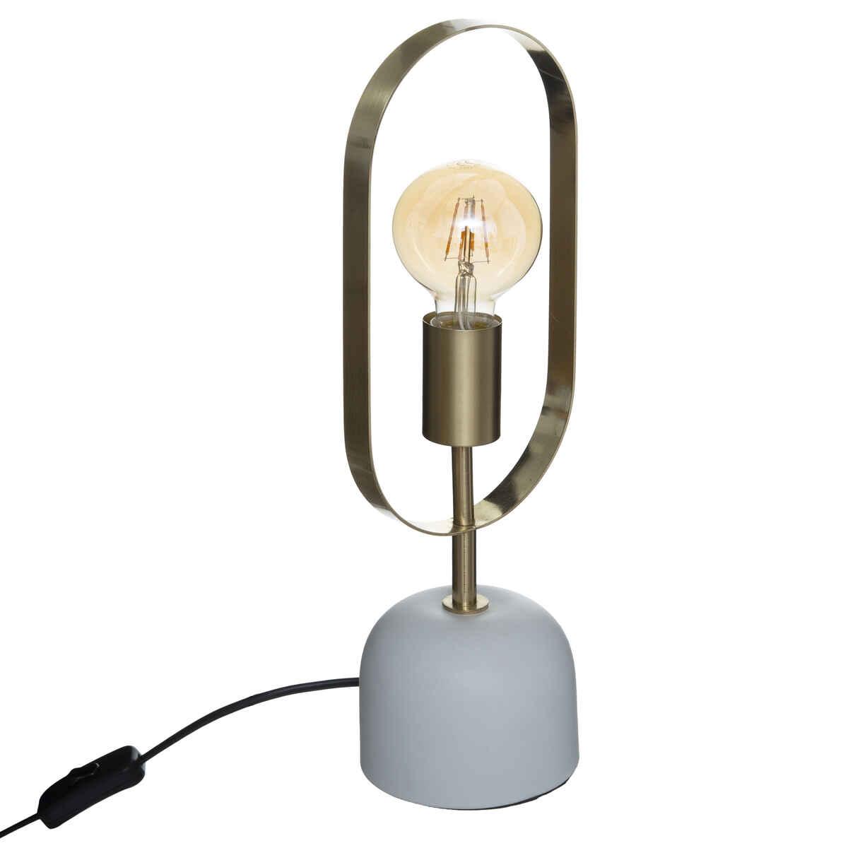 LAMPE DROITE EDITION DORE H.44CM