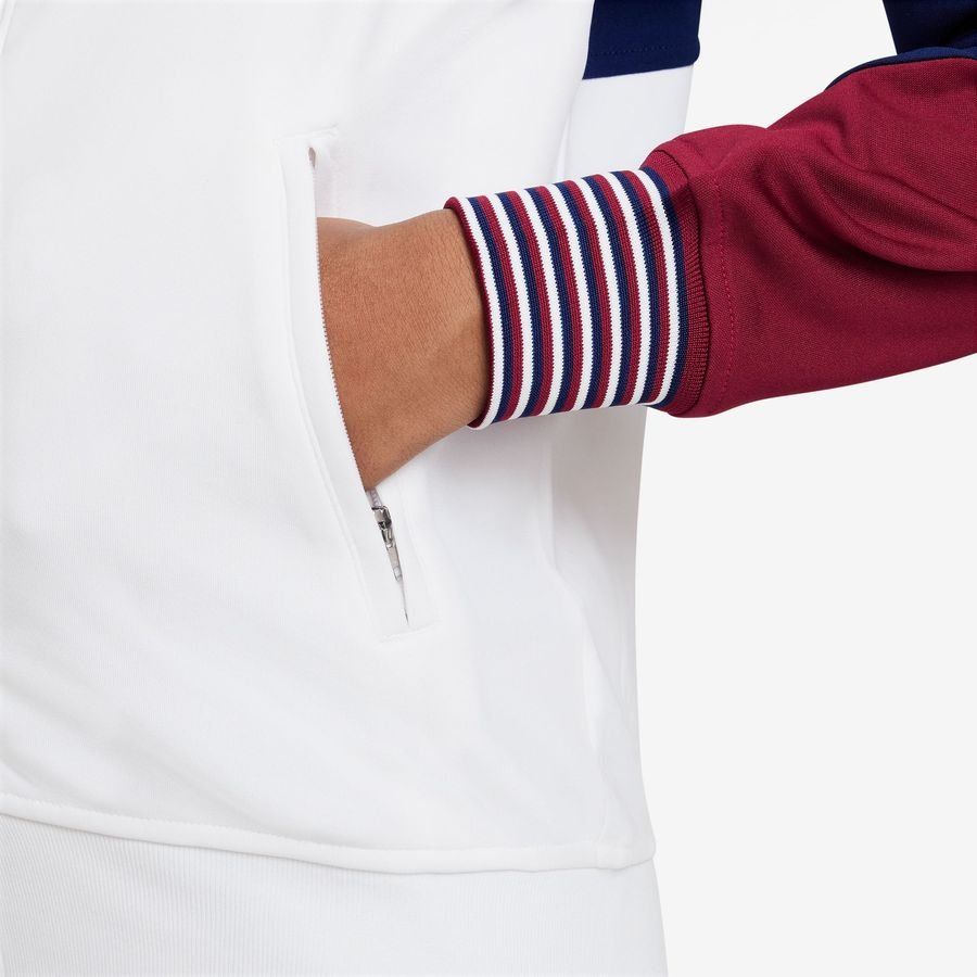 Angleterre Veste d'Entraînement Dri-FIT Academy Pro Anthem - Blanc/Bordeaux/Bleu Enfant