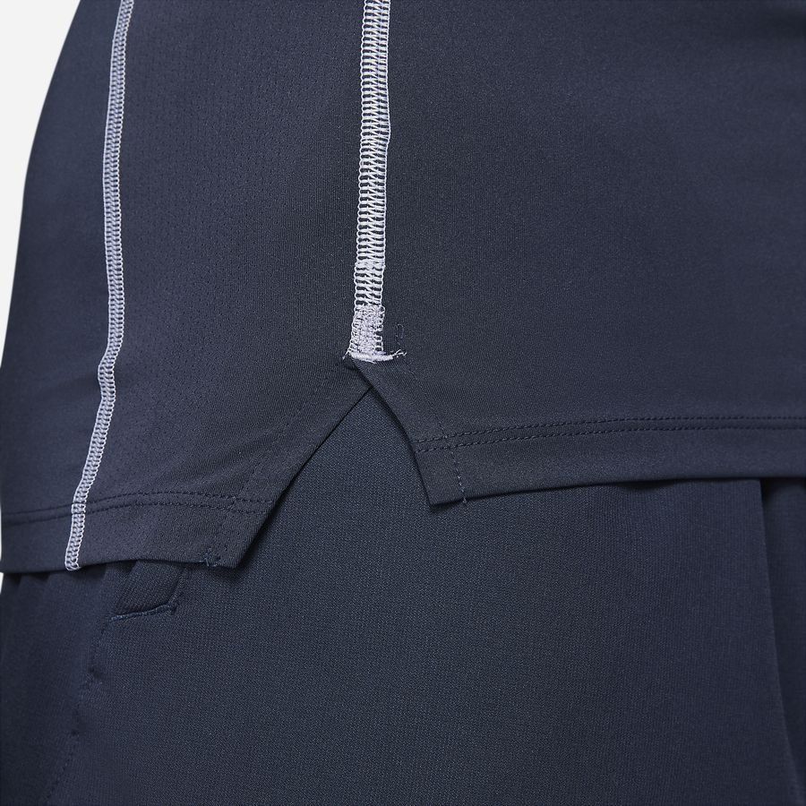 Nike Pro Top Dri-FIT - Bleu Foncé/Violet Manches Longues