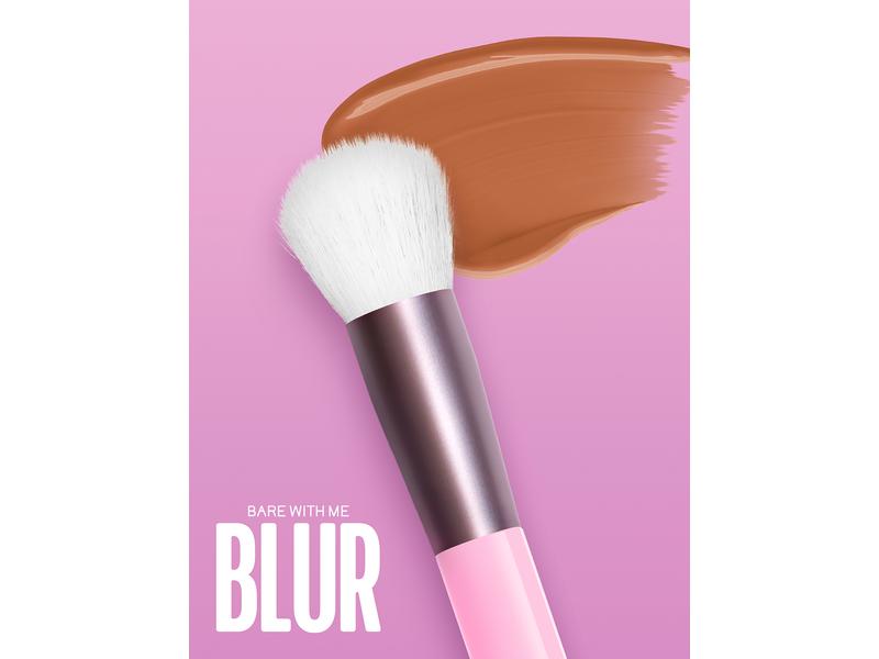 NYX Professional Makeup Make-up-Pinsel Bare With Me Blur Make-up-Pinsel zum gleichmässigen Auftragen von Foundation