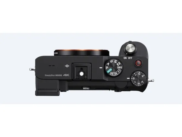 Sony a7C ILCE-7CL - Digitalkamera - spejlløst - 24.2 MP - Full Frame - 4K / 30 fps - 2.1x optisk zoom 28 - 60 mm objektiv - Wireless LAN, NFC, Bluetooth - sort