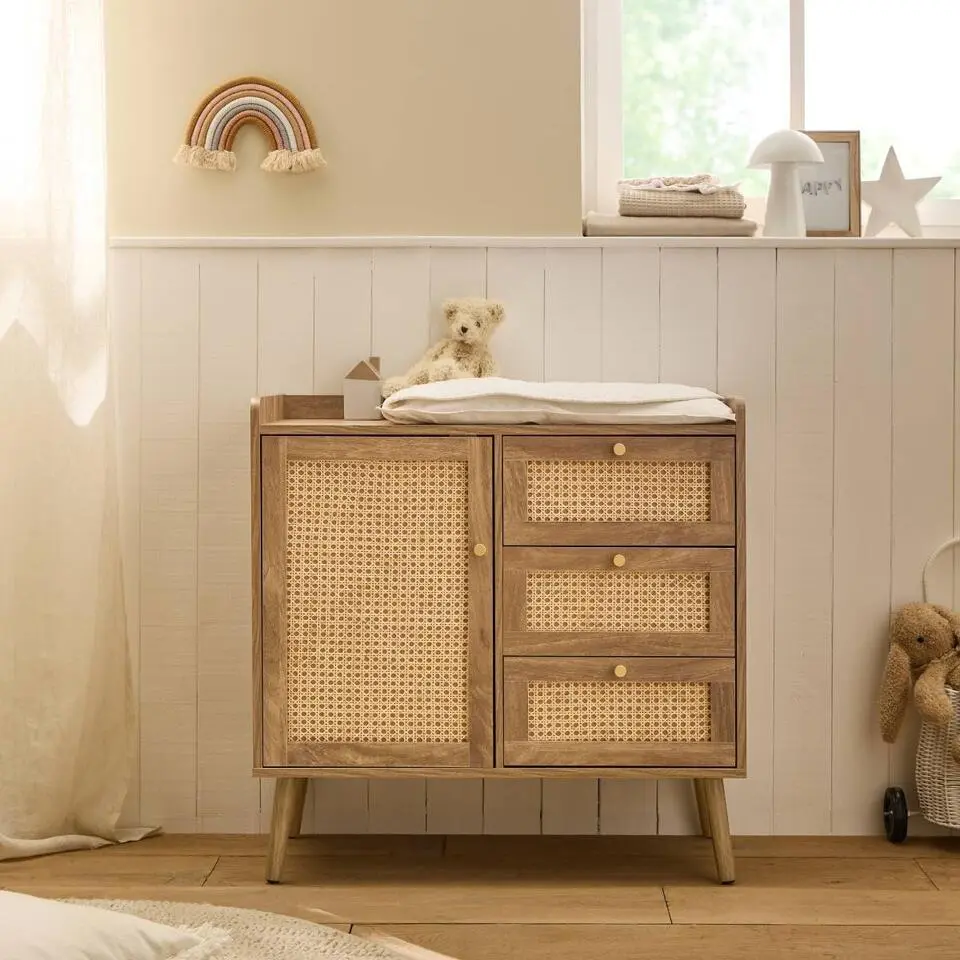 CALICOSY - Ladekast PALMO - Licht hout - 79,5x80x39 cm