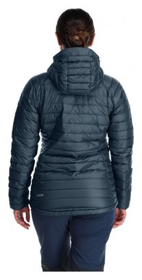 Doudoune Longue Femme RAB Microlight Alpine Bleu