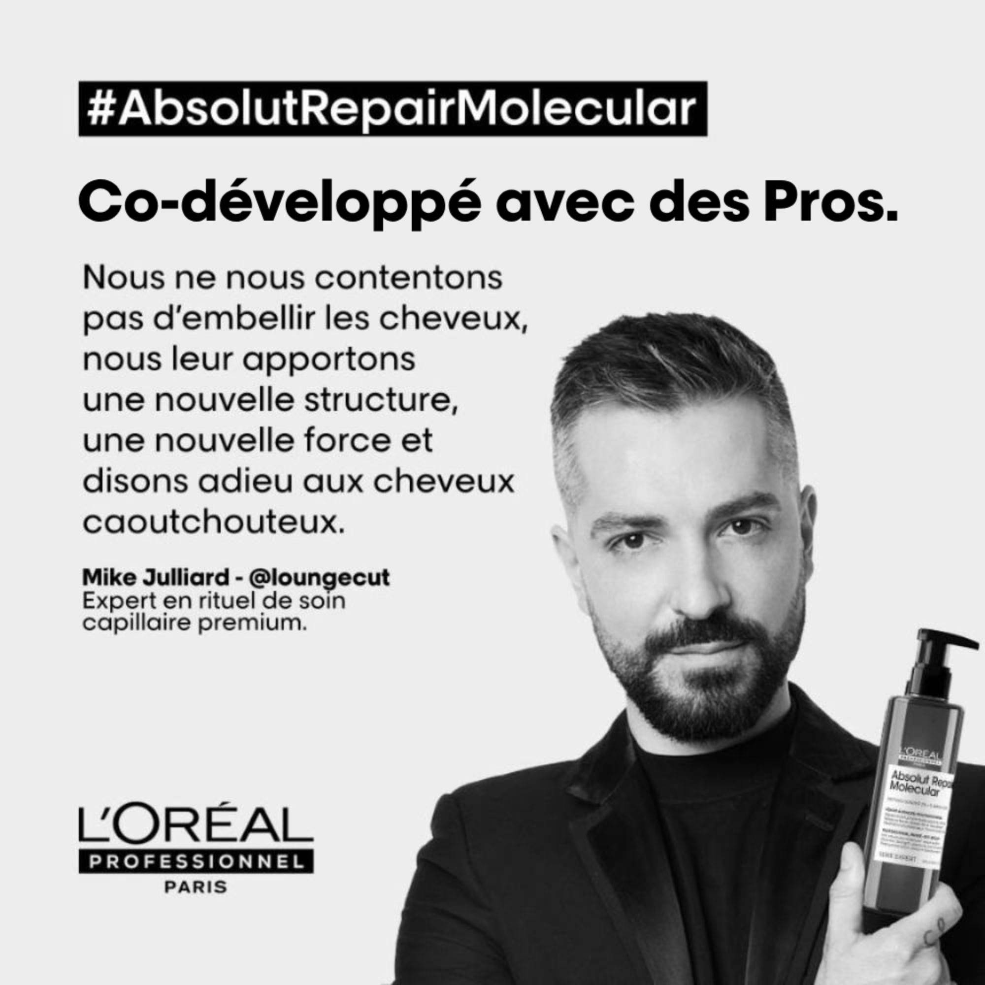 Sérum à rincer professionnel Absolut Repair Molecular / 250ml