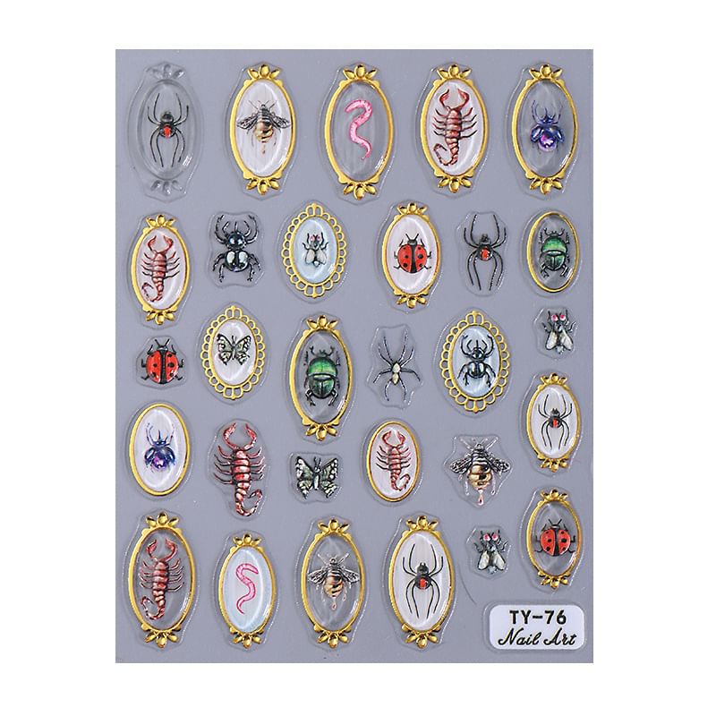 dainlili - Insecten Nail Art Stickers