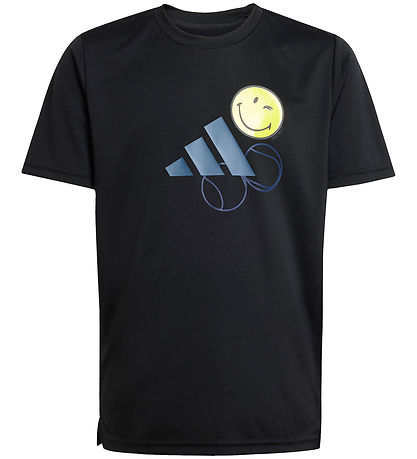 adidas Performance T-Shirt - B Smi - Black/Prloin/Bgelb