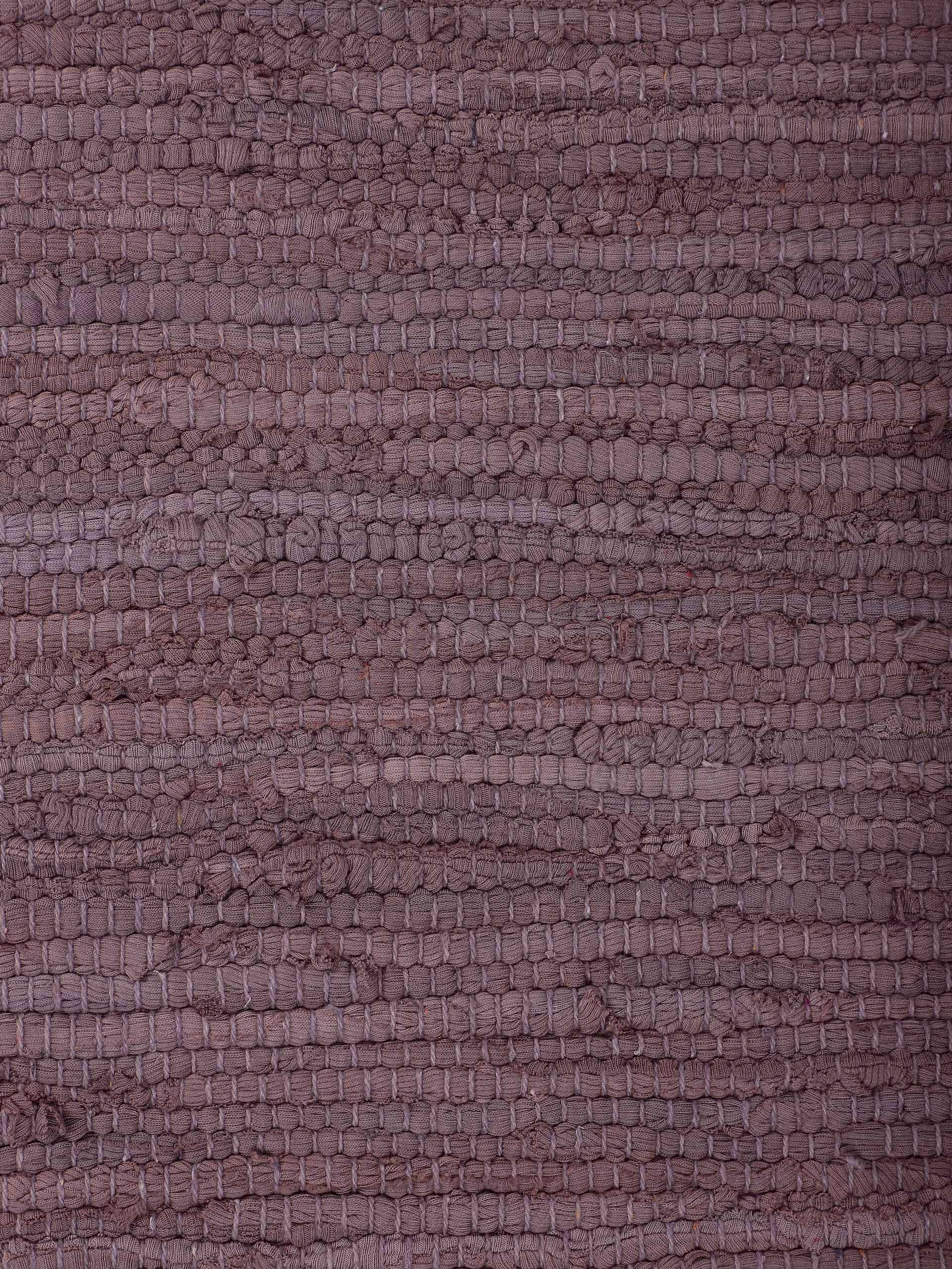 my home Läufer »Handweb Uni , Wendetepich« rechteckig 5 mm Höhe Fleckerlteppich, reine Baumwolle, handgewebt, Uni, mit Fransen