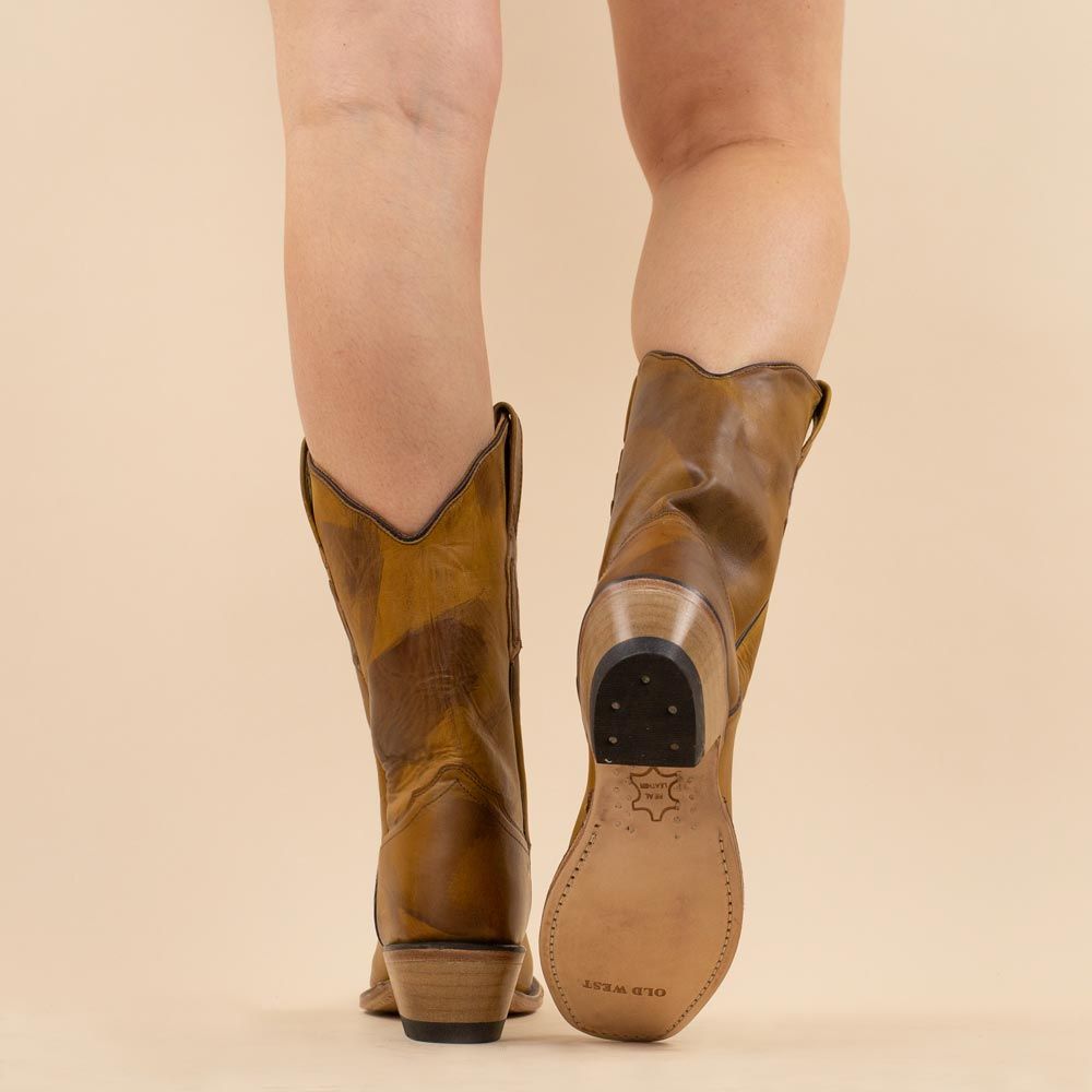 Old West 18139E cowboylaarzen vintage