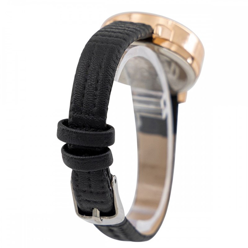 Montre Femme GIORGIO bracelet Cuir Noir