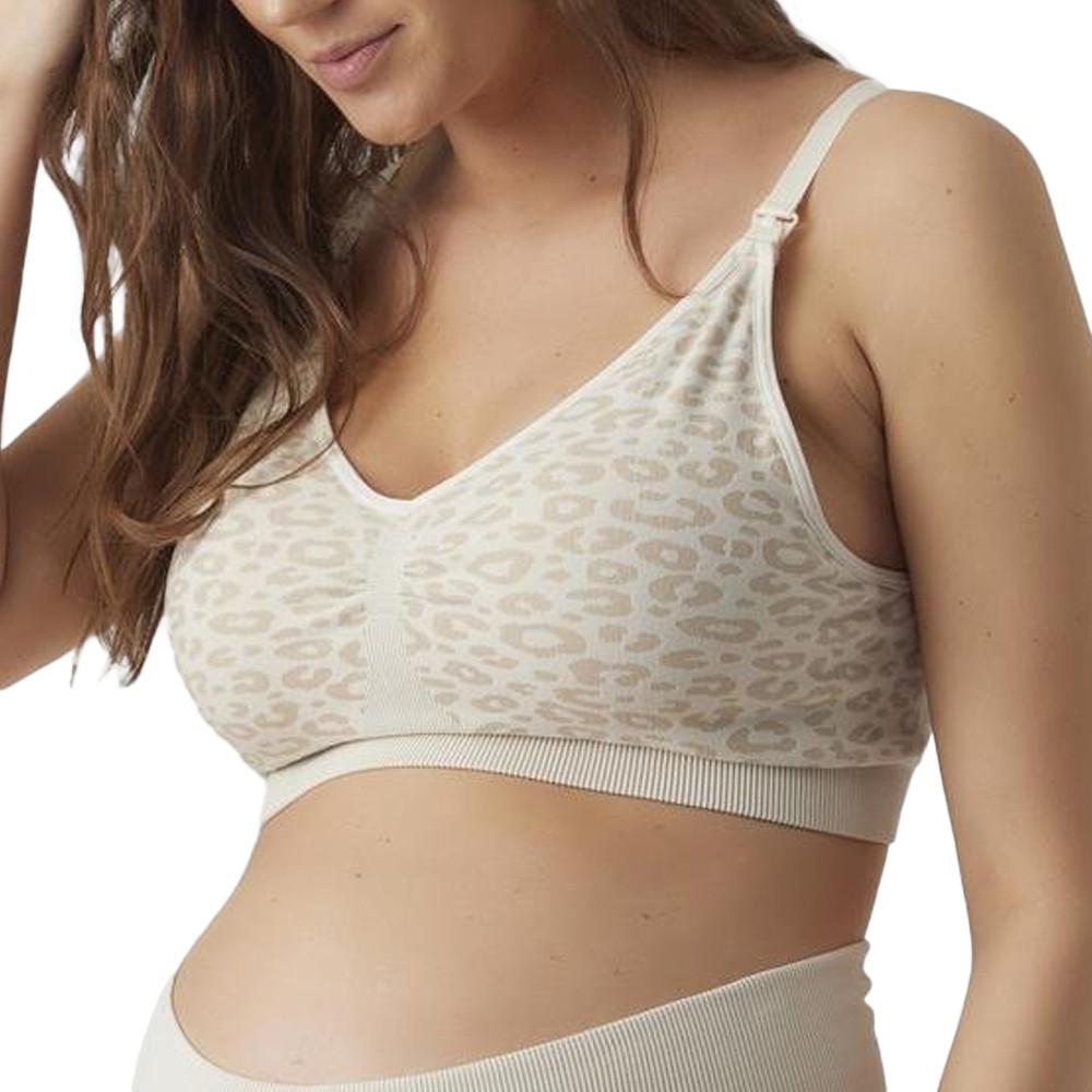 Mamalicious Soutien Gorge d'allaitement Écru/Marron Femme Mamalicious Shelby