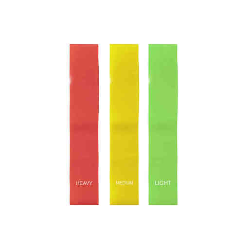 Conjunto de 3 faixas elásticas.