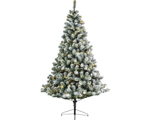 Kunstkerstboom, dennenboom Lafiora Colorado, H 180 cm, groen en wit, inclusief boomversiering