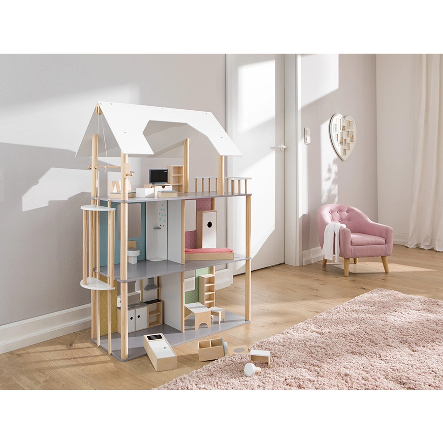 howa® Puppenhaus für Ankleidepuppen