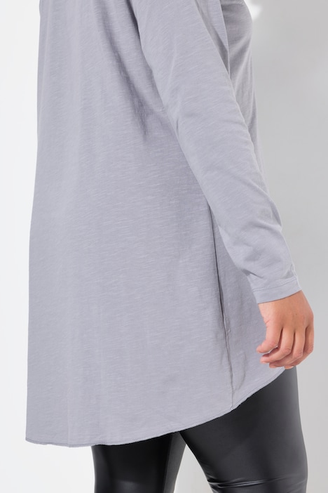 Longshirt, bequeme Passform, Rundhals, Langarm