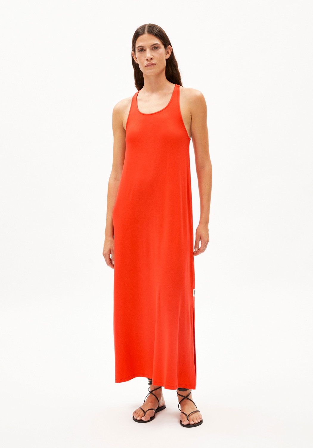 Armedangels Jerseykleid Nisaa Litaa Poppy Red