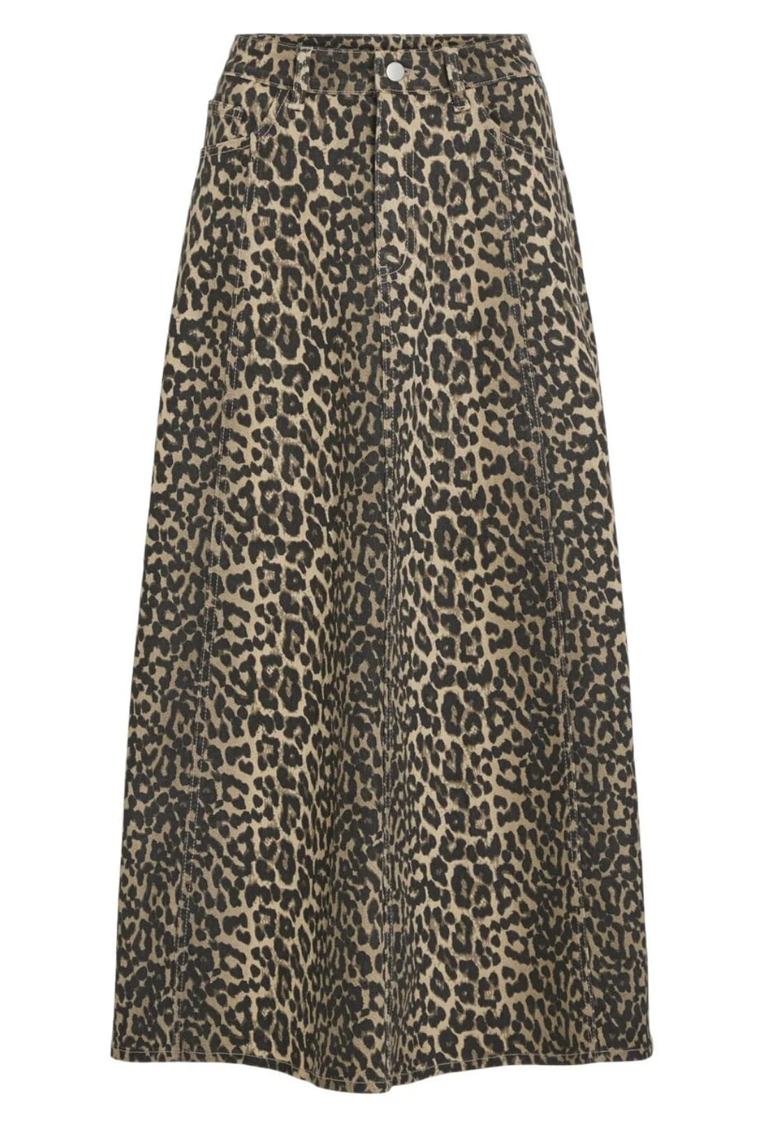 Vila Vichia Leopard Skirt