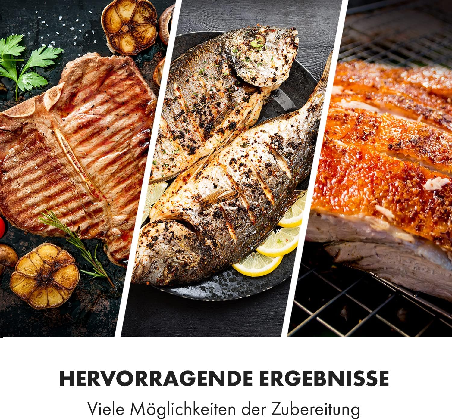 Klarstein 2-in-1 Rotisserie Grill mit Motor, Mini, mit Drehspieß, Elektrischer Spießgrill für Hähnchen & Spanferkel, Spieß Grill mit Edelstahl-Rost, Holzkohlegrill mit Rollen