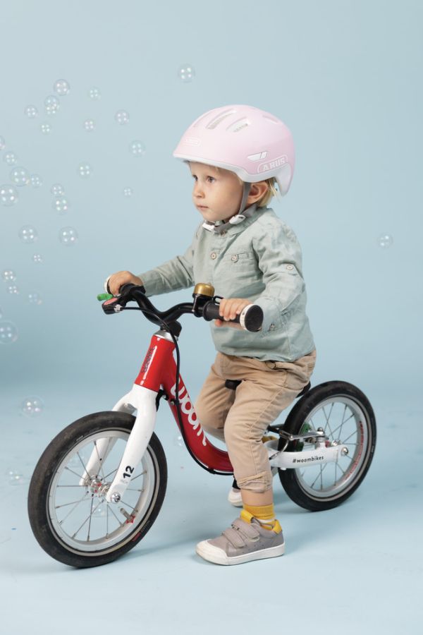 Abus Smiley 3.0 Ace Led Cykelhjelm, Pure Rose