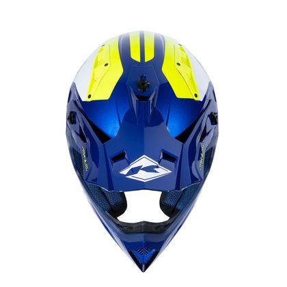 Casque cross Kenny TITANIUM GRAPHIC 2024 - Bleu / Jaune