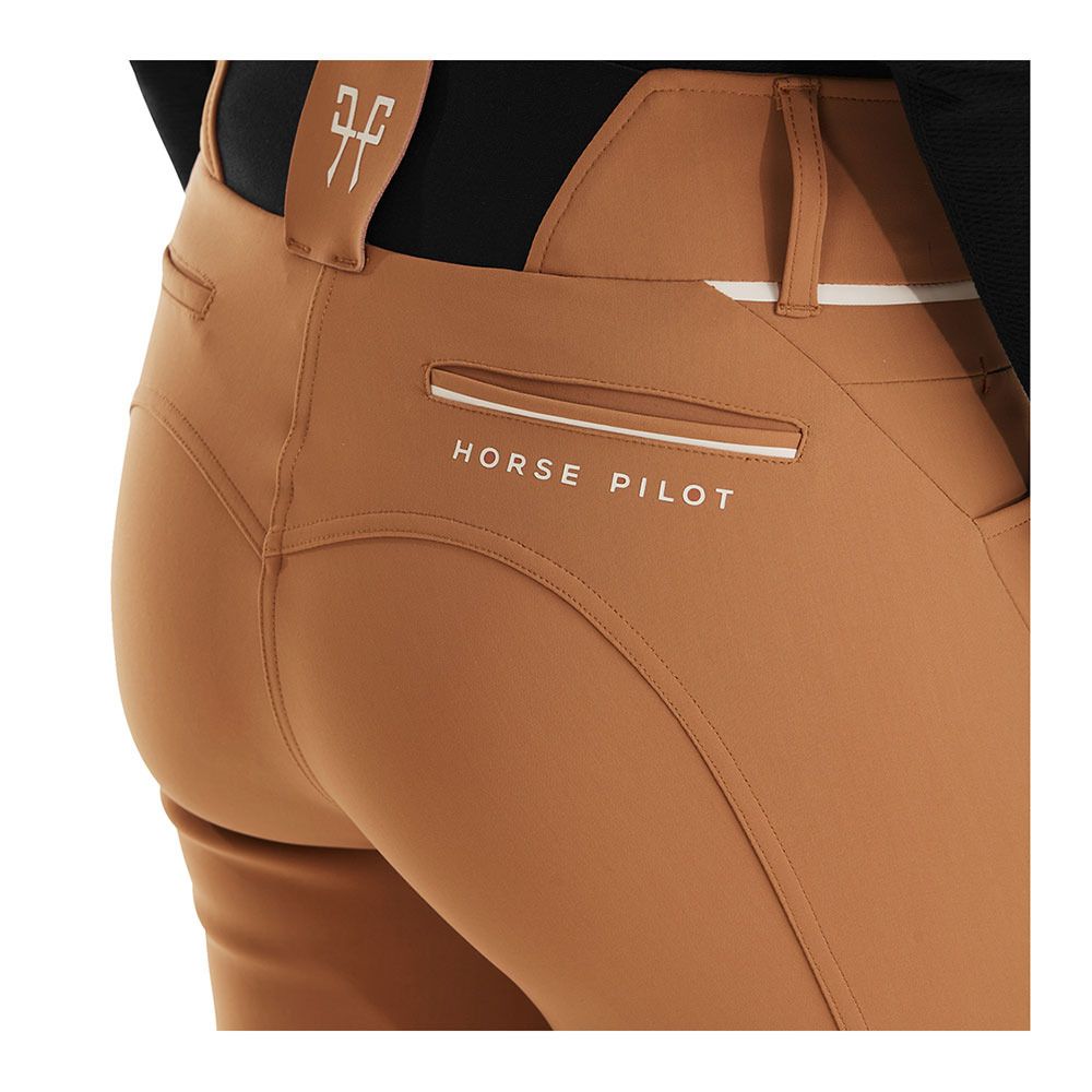 Horse Pilot X-DESIGN - Pantalon siliconé Femme gold brown