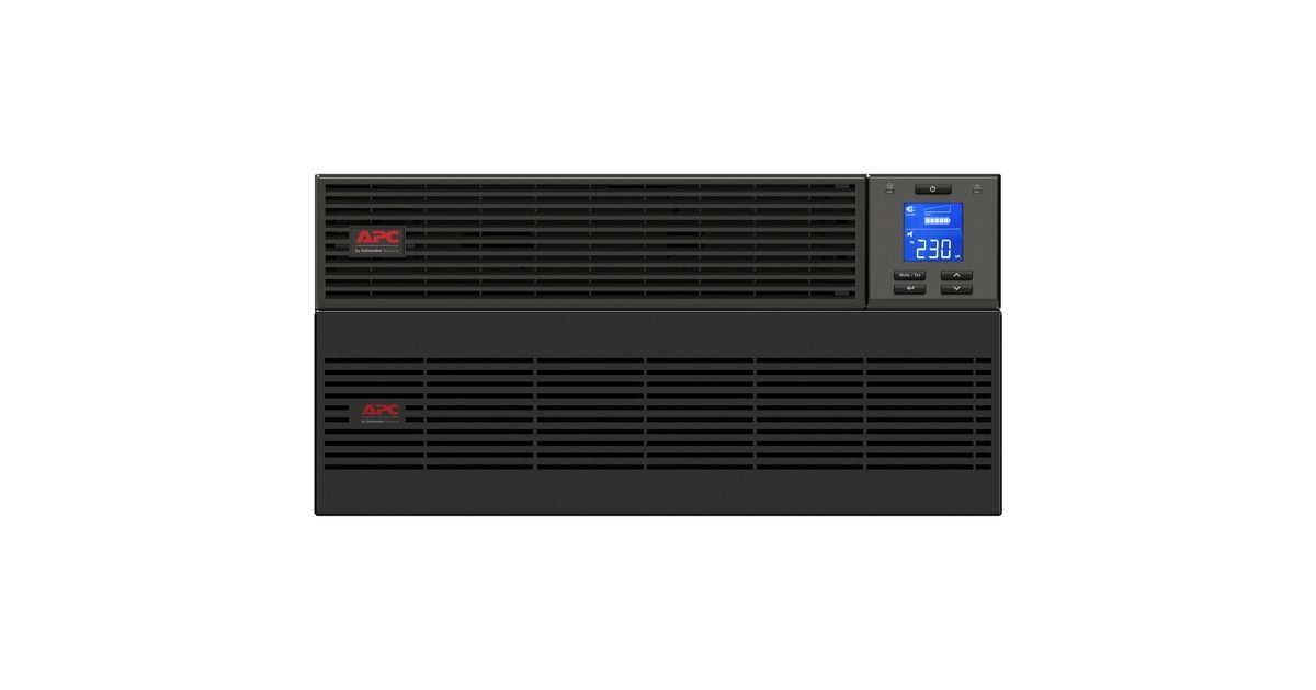 APCEasy-UPS On-Line SRV 6000VA Rail Kit met Externe Batterij, 230V ups  (Zwart, SRV6KRILRK, Hardwired, Rack Mounted)