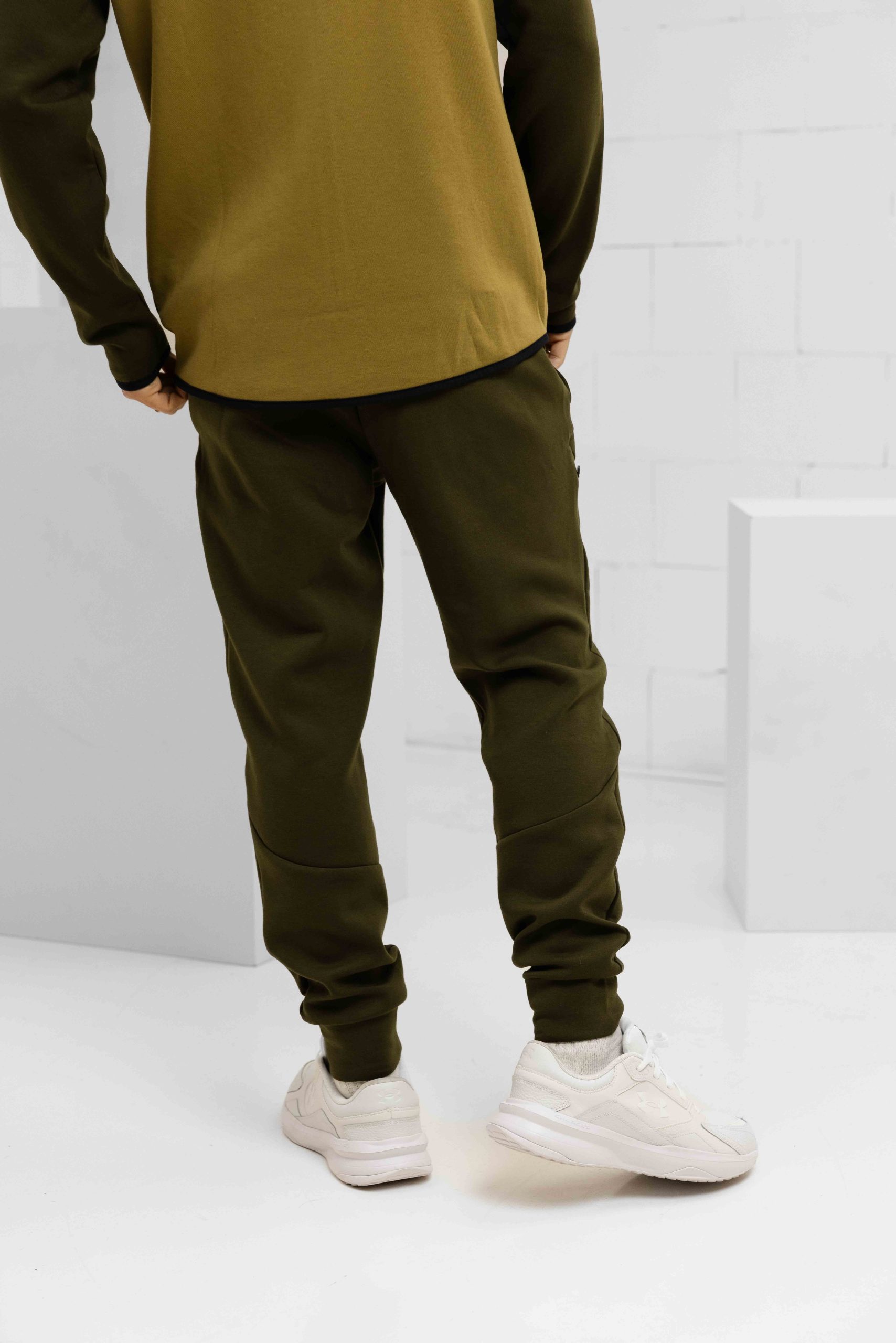 Under Armour Unstoppable Fleece Trainingspak Heren Donkergroen