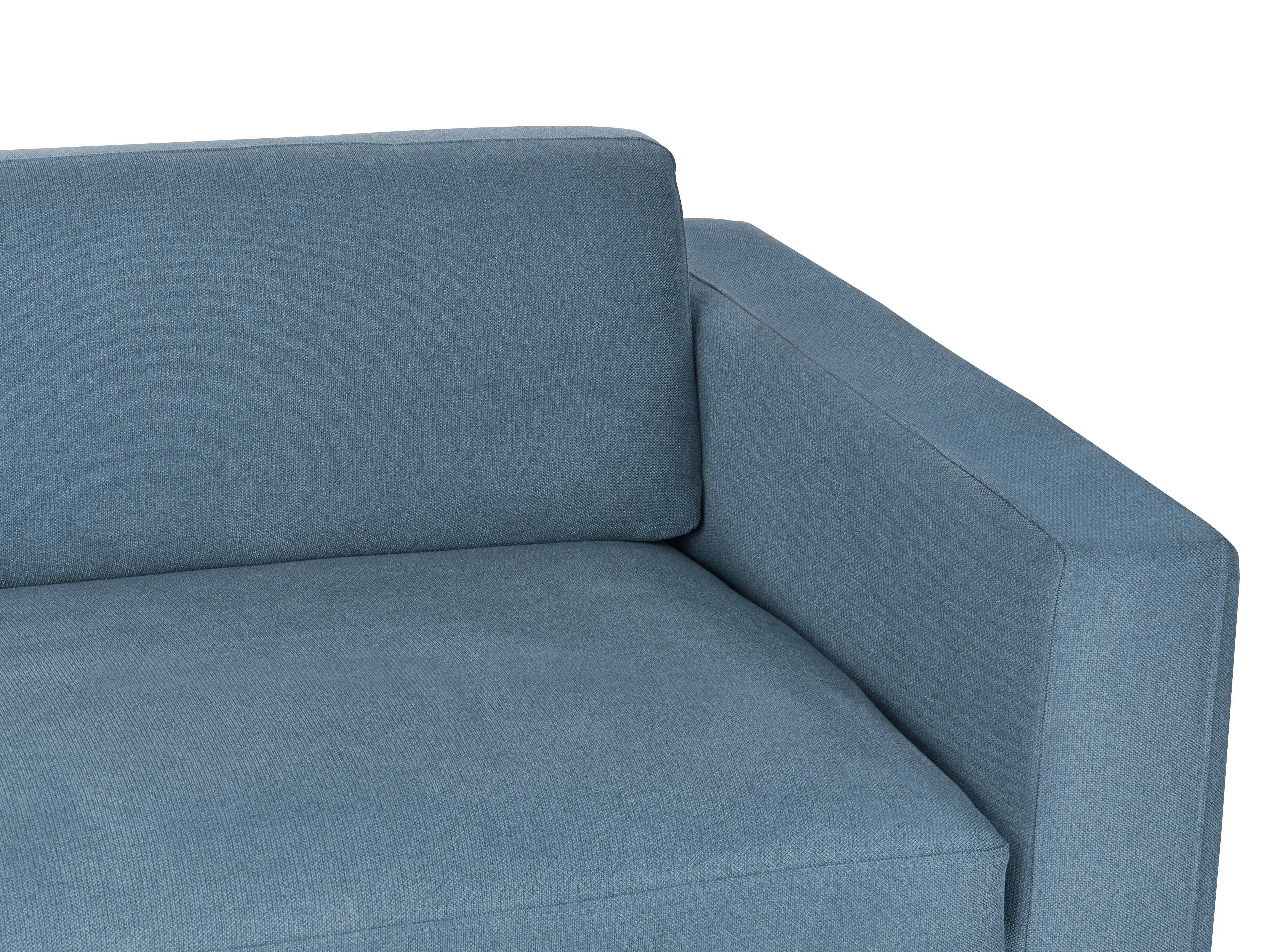 Bank 3-zits ANGE Stof Blauw