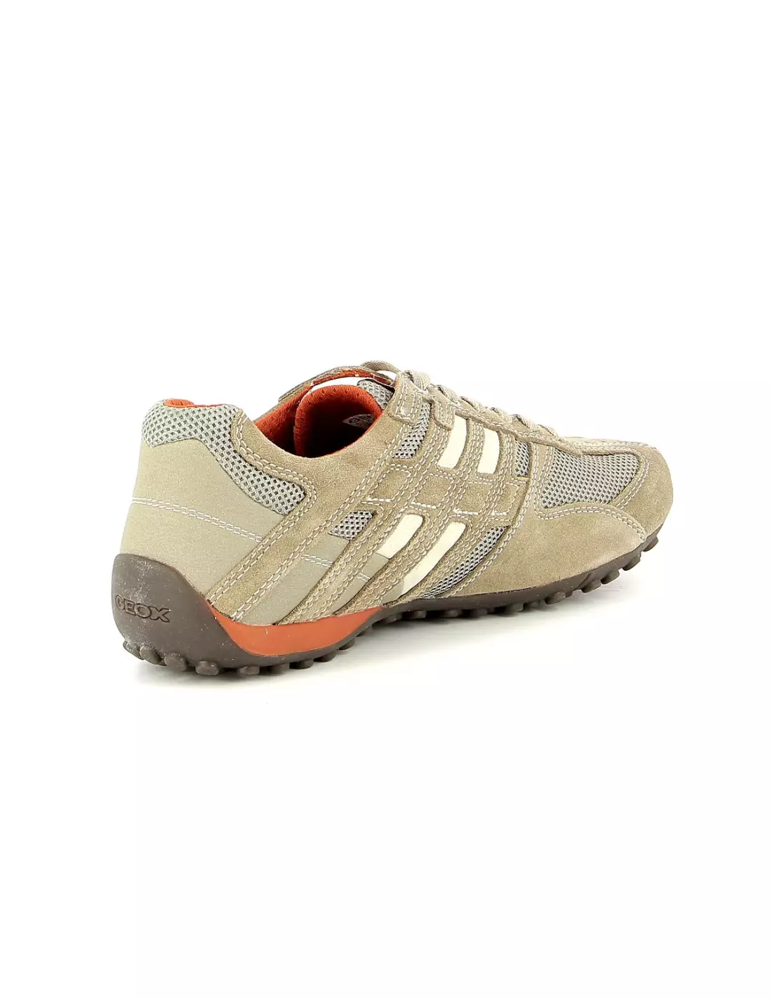 GEOX SNAKE - Baskets Beigeorange