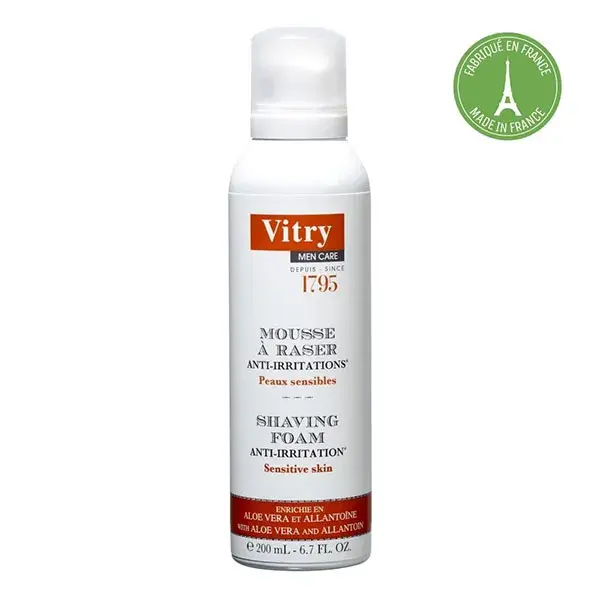 Espuma de barbear Vitry para pele sensível 200ml