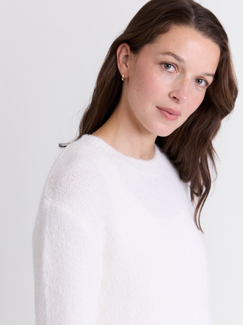 Kallie genser Marshmallow
