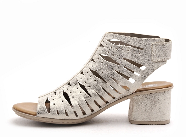 Rieker nu pieds talons femme 64676 or