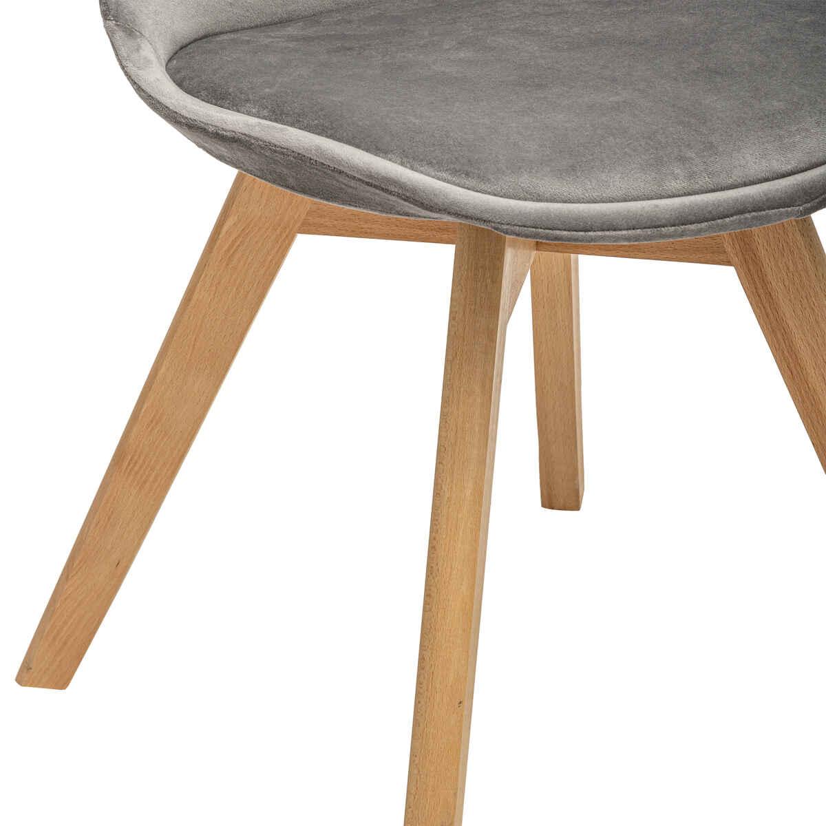CHAISE DINER PATCHWORK GRIS BAYA