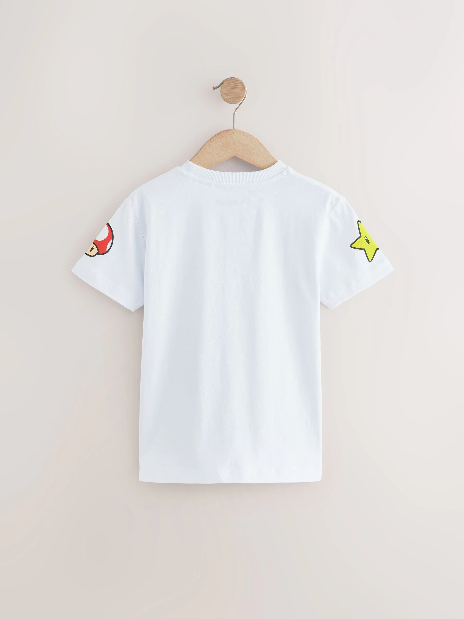 Wit - Mario Gaming T-shirt (3-16jaar)