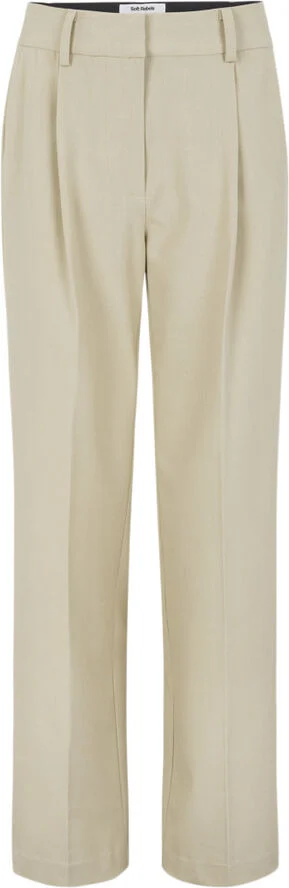 Soft Rebels SRVilja midwaist loose pant Feather gray melange