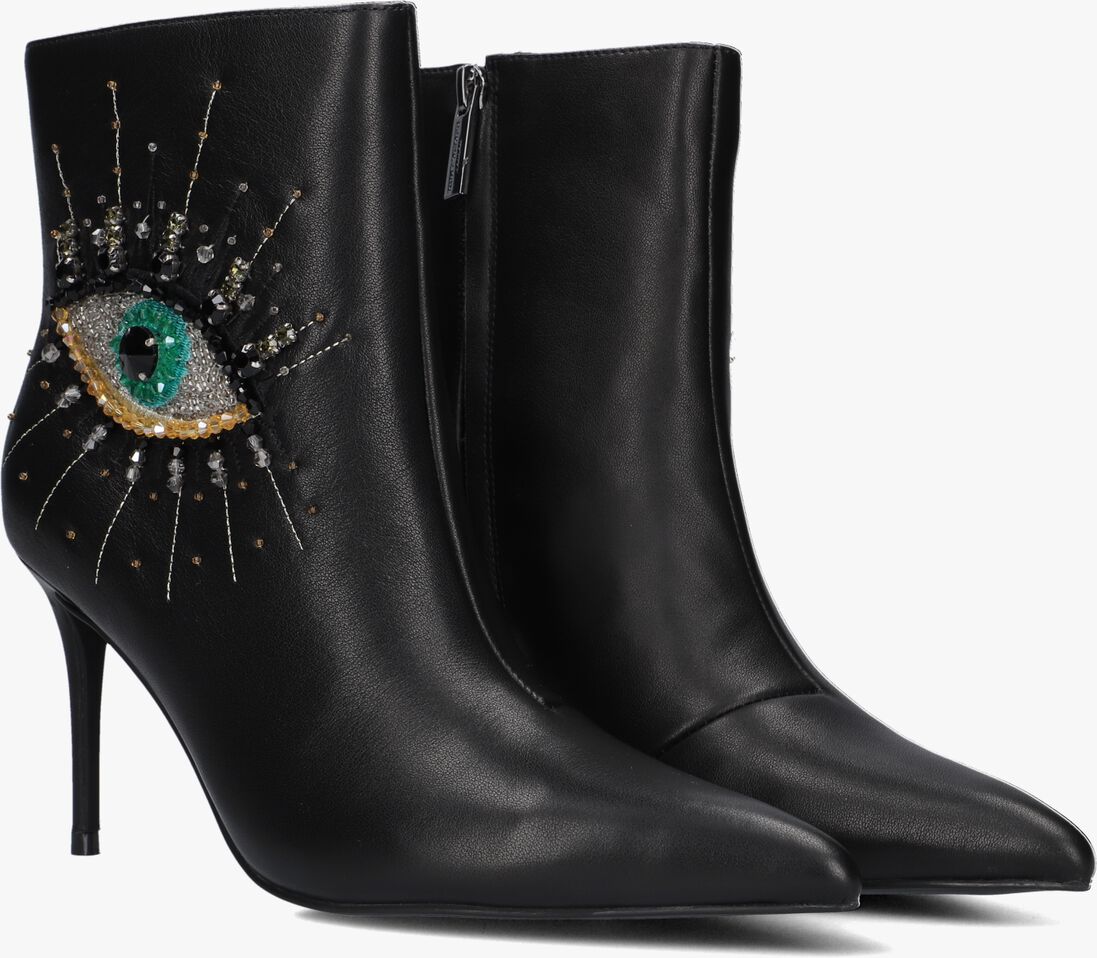 KURT GEIGER LONDON zwarte kurt geiger london enkellaarsjes belgravia eye