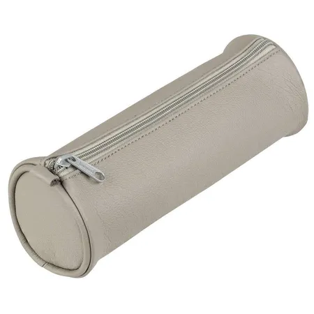 Idena Faulenzer rund Kunstleder, grau
