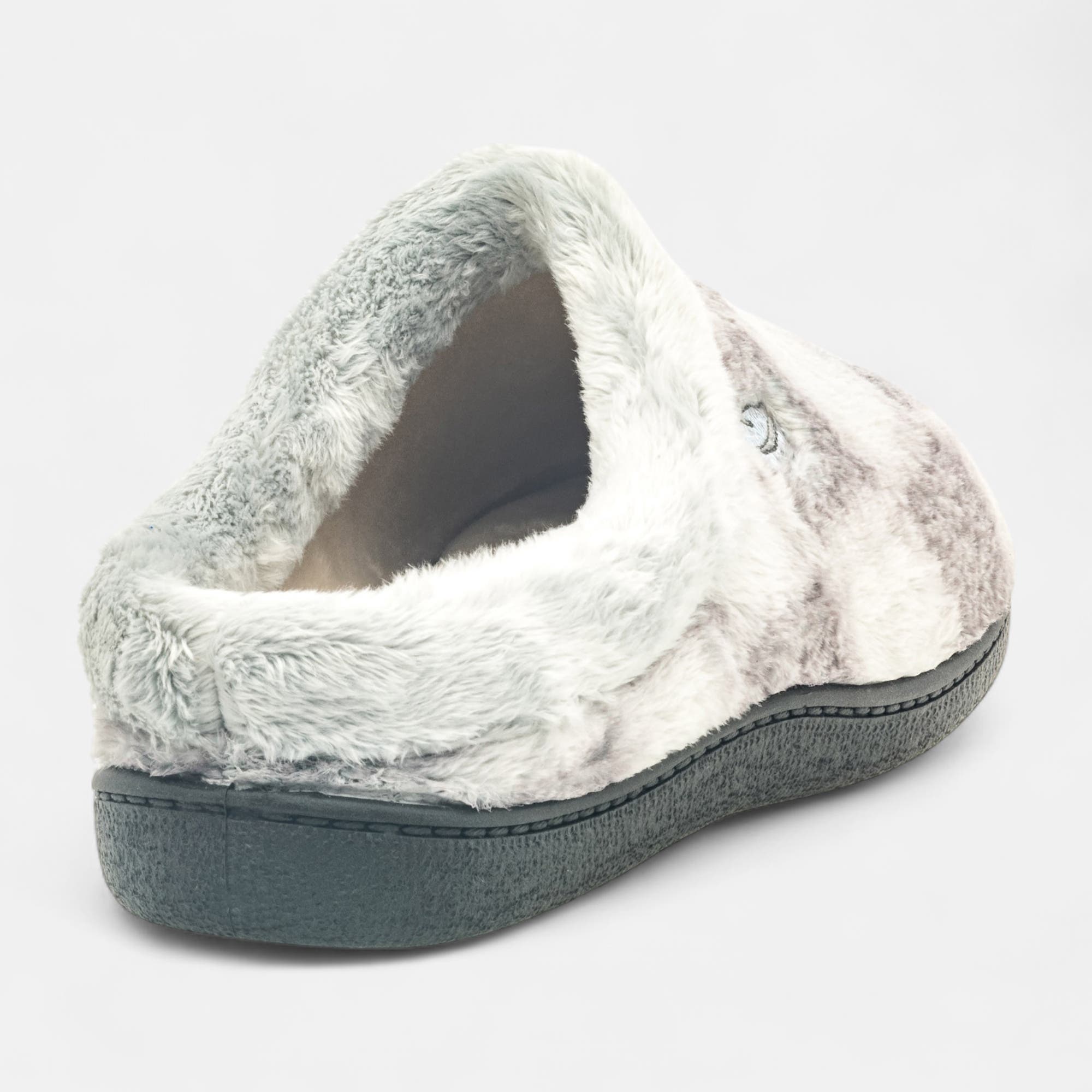 Pantoufles mules Femme gris